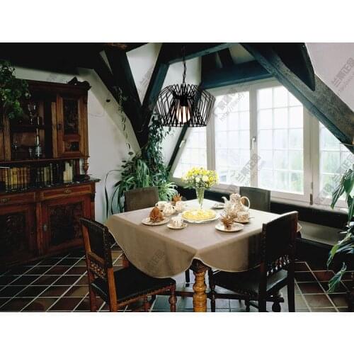 Nordic Black Color Wrought Iron Birdcage Pendant Light For Dining Room Bar Lamp hanging lamp