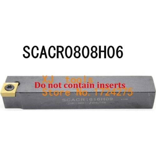 SCACR0808H06 Indexable External turning tool holder,90 degrees Lathe machine cutting Tool Holder for CCMT060204