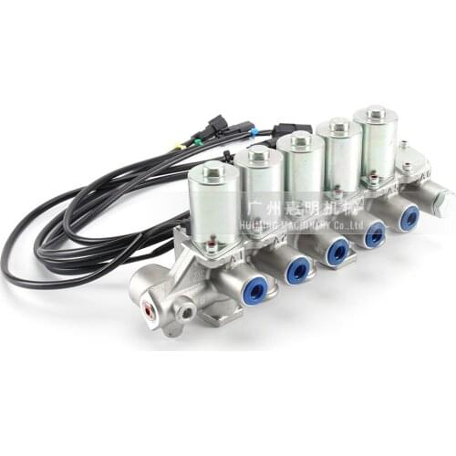 For excavator Komatsu PC200 210 220 240 -8 solenoid valve group original 6D107 hydraulic pump assembly valve seat 20Y-60-61621