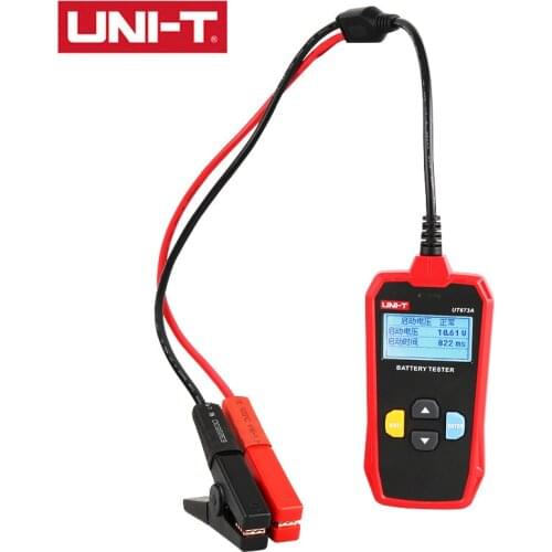 UNI-T UT673A UT675A Car Battery Tester Charger Analyzer 12V 24V Voltage Battery Test Car Battery Tester Charging Scanner Tool