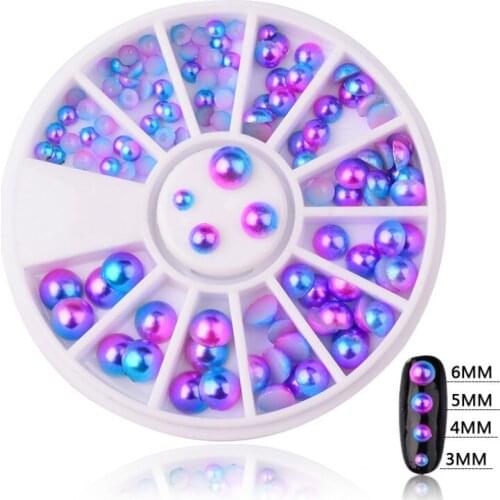 1Pcs Colorful Shiny Round Ultrathin Sequins Colorful Nail Art Nail Polish Soak Off UV Gel Polish Glue Lacquer Manicure Varnish