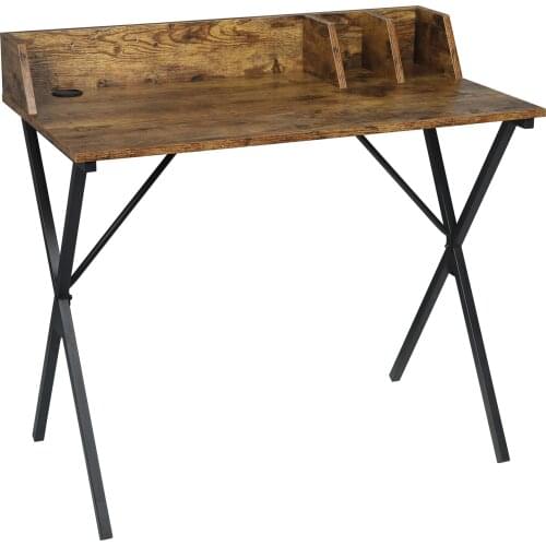 1PC Light Oak Computer Table Office Desk PC Writing Work Table Wooden Standing Desks for Home Office Studying Living Room