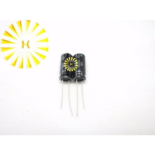 200pcs X 100% New 2200UF 16V 10X20 Aluminum Electrolytic Capacitor