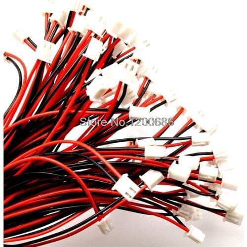 2P 22AWG JST XH2.54 Connector Wire Cable 30cm Length 2PIN
