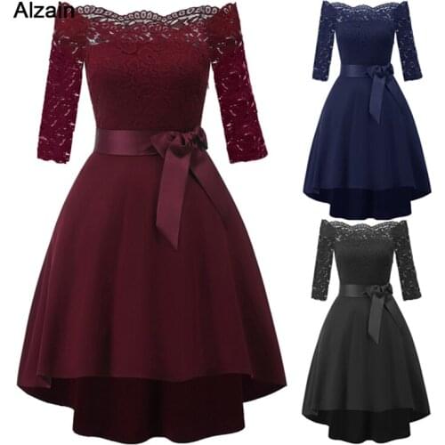Alzain Womens Off Shoulder Dresses
