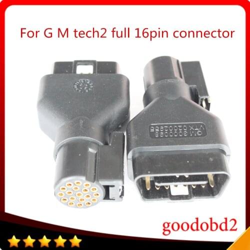 Car OBD2 16PIN Connector For GM TECH2 Diagnostic Tool 16 PIN Adaptor G M TECH 2 Scanner Tech2 Vetronix tool full 16pin Port