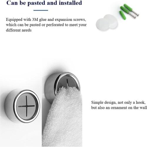 Towel Holder Sucker Wall Window Bathroom Tool Convenient Kitchen Storage Hooks Washing Cloth Hanger Rack Rag Kitchen Organizer