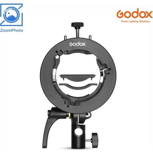 Godox S2 S-type Flash Holder Bracket For Bowens Mount Godox V1 V860II AD200 AD400PRO Speedlite Flash