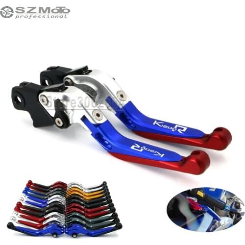 For BMW K1200R 2005-2008 K1200 R SPORT 2006-2008 2007 Aluminum Motorcycle Folding Extendable Adjustable Brakes Clutch Levers CNC