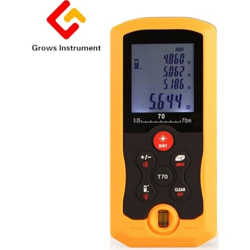 T Series 70 m Electron Ruler Laser Ruler Bubble Handheld Laser Range Finder