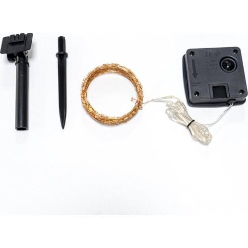 Functional Christmas Spring Festival Decorative Copper Lights Waterproof Garden Garden Lights Solar Copper Light Strings