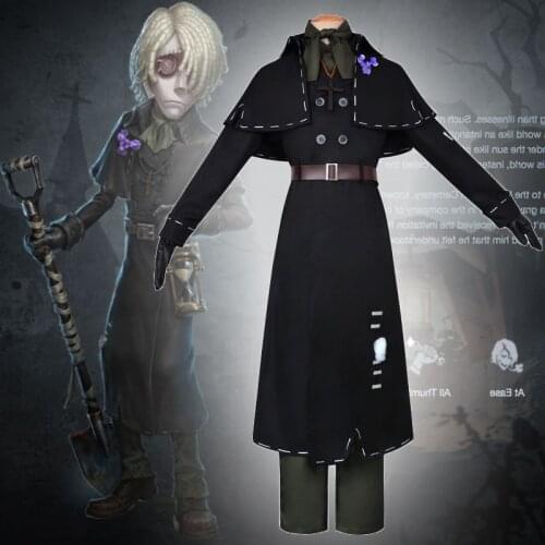 Game Identity V Cosplay Costumes Survivor Andrew Kreiss Gravekeeper Cosplay Costume Original Skin Uniforms Clothes Suits Set Hot