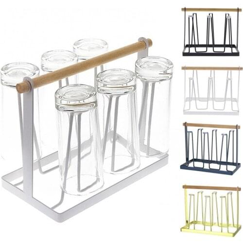 Kitchen Glass Cup Drying Stand Water Stainless Steel Rack Draining Organizer