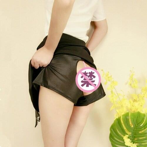 Mini Skirt A Shaped Outdoor Sex Clothes Hidden Zipper For Women Outdoor Sex With Short Pants Sexual Sexy Exotic Skirt Female