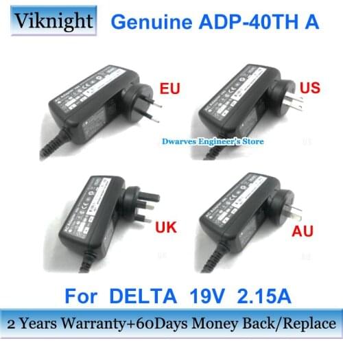 Genuine 19V 2.15A 42w ADP-40TH A ac power supply Adapter For Acer Aspire One D255E D257 532H A110 EMACHINES EM350 Laptop Charger