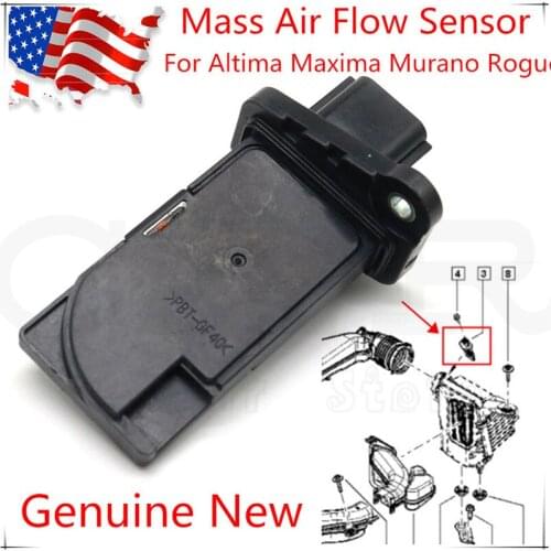 Genuine New MAF Mass Air Flow Sensor AFH60M-47 22680-3VA0A for Nissan Altima Maxima Murano Rogue AFH60M47 226803VA0A 22680 3VA0A