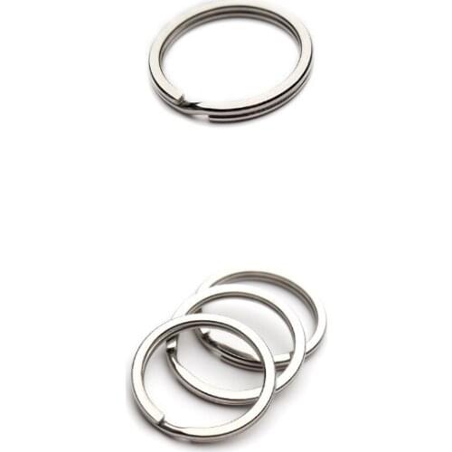 20pcs/lot Key Holder Open Jump Rings Split Rings Double Loops Circle Keychain Ring Connectors for Jewelry Making Wholesale fg5d