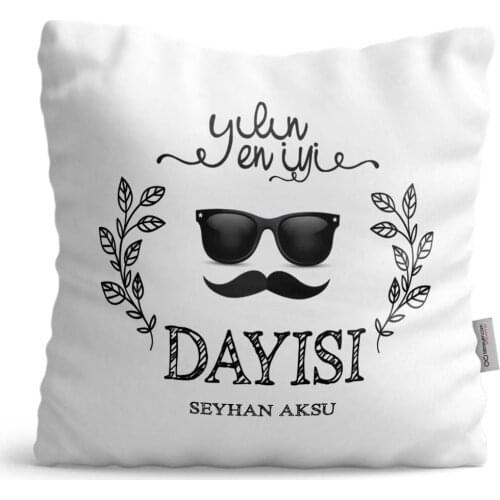 Personalized The Year 'S Best Maternal Uncle Satin Pillow