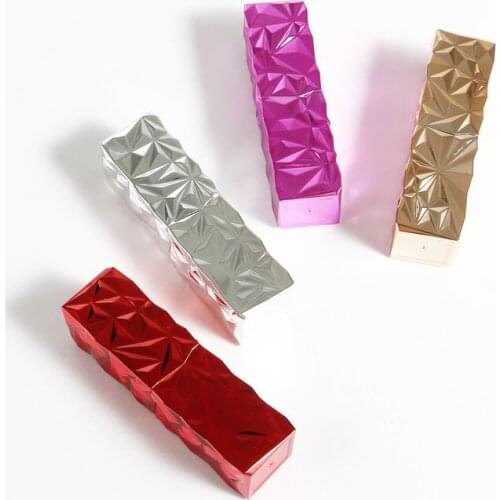 Empty Lip Balm Tube 12.1mm Square Magnetic Lipstick Tubes High Grade Lipstick Container Lip Balm Packaging Bottle 20/45piece