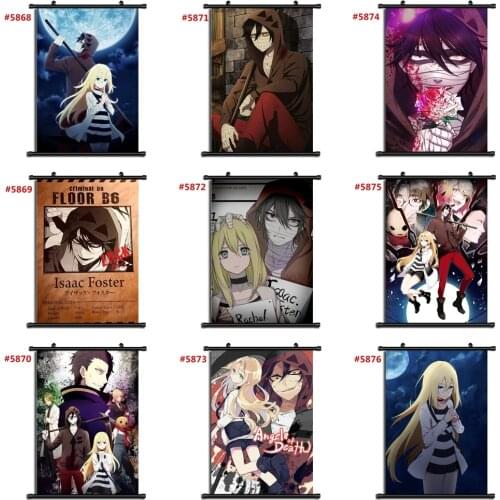 Satsuriku no Tenshi Angels Of Death Anime manga wall Poster Scroll
