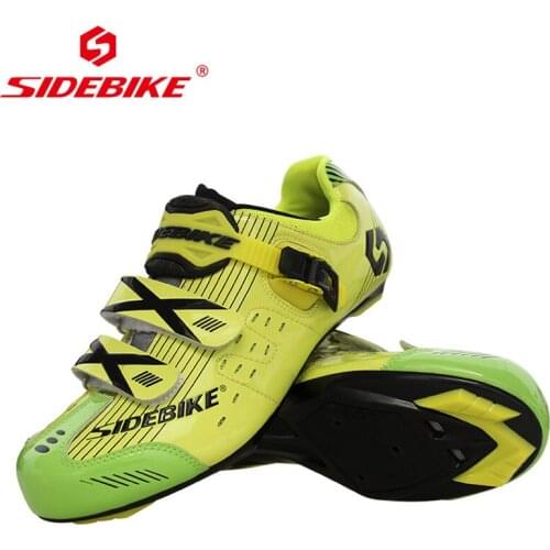 Sidebike Road Bike Cycling Shoes Outdoor Anti-skid Wea resistant Bicycle Lock Shoes Men Road Cycling Shoes