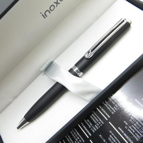 InoxCrom Wall Street Titanium Black Ballpoint Pen | İsme Custom