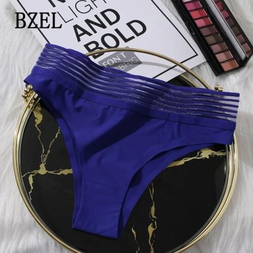 BZEL Womens Panties Sexy Underwear Hollow Pantys Breathable Soft Lingerie Summer Thongs New Underpants Female Intimates 2021