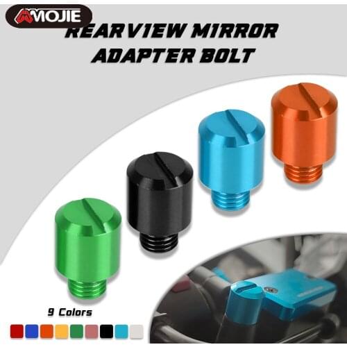 M8 M10 Mototcycle Anti/Clockwise Mirror Hole Plug Screw For Suzuki GSXS1000F GSXS125 GSXS150 GSXS750 GSXS 125 150 750 1000F