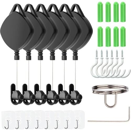 1 Set VR Cable Management System Ceiling Pulley VR Accessories For HTC Vive Pro/Oculus Rift/ Oculus Quest Link/Oculus Quest 2