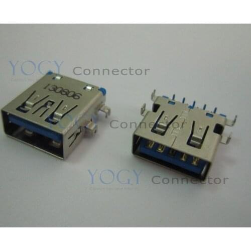 10pcs 14.5mm Female USB 3.0 Connector fit for Asus Q551L Q502L Series USB Board and other laptop motherboard usb3.0 jack