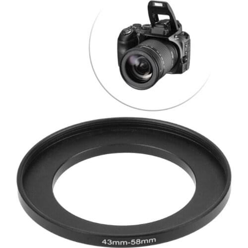 43mm To 58mm Metal Step Up Rings Lens Adapter Filter Camera Tool Accessories New
