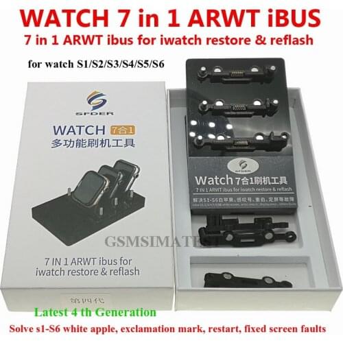 IBUS AWRT Adapter Restore Tool Recovery Adapter Restore box & Repair tool Support For iWatch Ibus S1/S2/S3/S4/S5 S/6 38mm & 42m