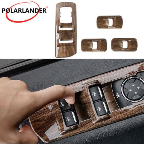 Car Accessories For 2015 2016 2017 2018 F/ord F150 Chrome Window Lift Panel High fashion Switches Cover Trim 6 Colors 4 Pieces