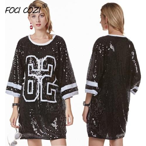 Number Shiny Hiphop For Women Sequin Dance Costumes Basketball Street Dance Clothing Black/Red Jazz Adult Sport Hip Hop Clothes