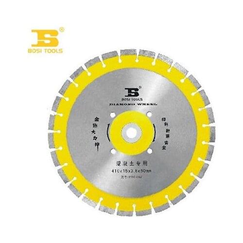 BOSI Professional Wet Cutting Flange Diamond Wheel Sawing Concrete Stone