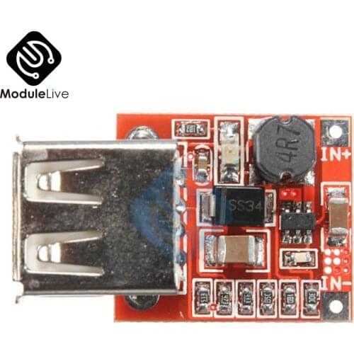 DC-DC Converter Output Step Up Boost Power Supply Module Board 3V to 5V 1A USB Charging Module for Phone MP3 MP4