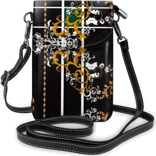 Mini Women Luxury Messenger Bag Leather Cell Phone Ladies Handbag Purse Exquisite Clutch Shoulder Straps Bag European Style