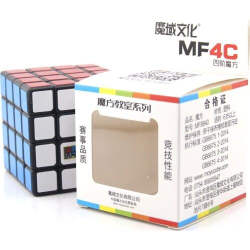 MoYu MF8840 MF4C 4x4 Magic Cube Speedcubing Puzzle for Beginner Black Base