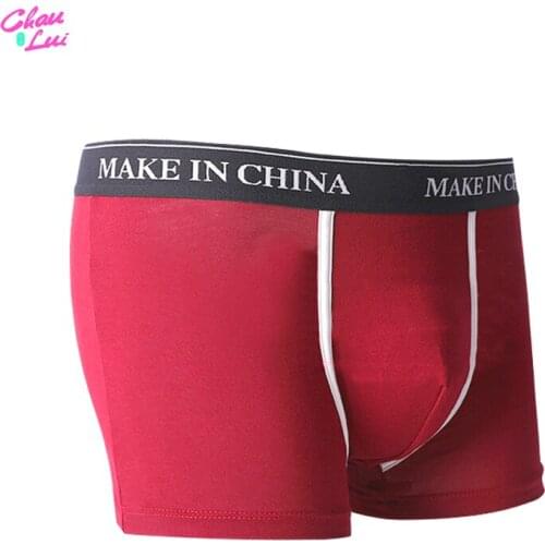 Chau Lui Boxer Men Underwear Mens Underwear Boxers Boxer Homme Man Soft Cotton Boxer Shorts Men Sexy Underpants Panties