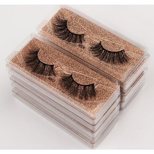 Handmade faux mink false eyelashes 3d natural eye lashes 10/20 pair set eyelashes