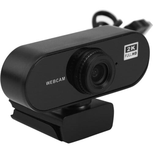 R58A USB Desktop Computer Webcamera 2K Free Drive Built-in Mic Widescreen Video Calling and Recording Desktop Laptop Webcam