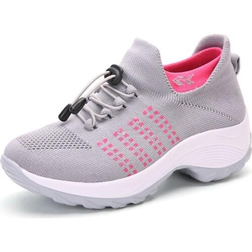 New Women Breathable Sneaker 2021 Woman Lace Up Vulcanized Ladies Comfortable Womens Casual Flat Female Tennis Shoes Plus Size