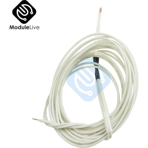 NTC 3950 100K ohm Thermistors Sensors with Cable 3D Printers Parts Temperature Part NTC3950 White 1M Line Accessories