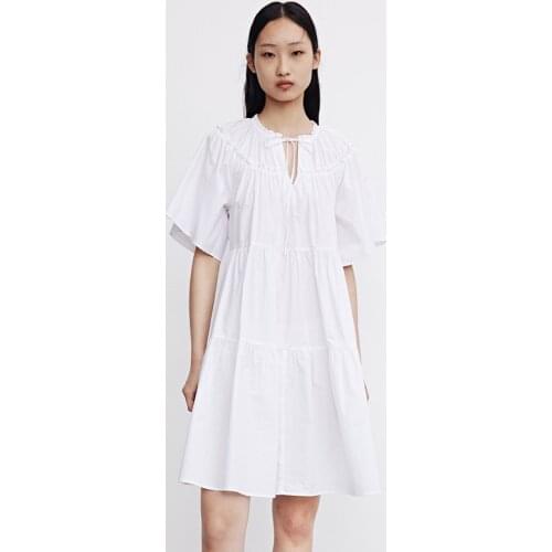 Summer Dress Female Casual Long Dress Ladies Solid Sashes Patchwork Dresses Summer 2021 Ladies Woman Summer Beach Dresses