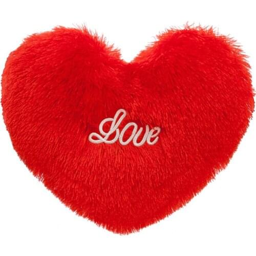 Heart Shape Cushions Sofa Office Nap Throw Pillow Car Seat Home Decorative Red Cushions Wedding Valentines Day Lovers Gifts