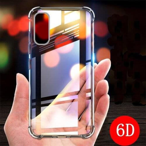 6D Anti-Knock TPU Case for Huawei Honor V30 Pro X10 10 9X Lite 10i 20i 20 30 Pro 9S 9C 9A 8X 8S 8A Play 4 4T 3 3E Clear Cover