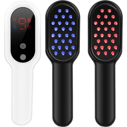 Hair Growth Comb Infrared Laser Hair Care Style Anti-Hair Loss Hair Growth Treatment Infrared Device Head Massager Hair Brush