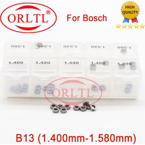 Adjusting Shim B13 1.40-1.58mm Common Rail Injector adjustment Shim B13 Gasket Washer B13 Injector Repair Shim