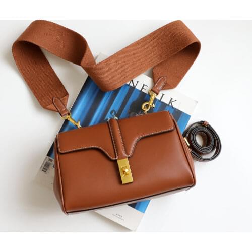 Luxury Women Handbag Cow Leather Fashion female messenger suture bag High Quality chains shoulder crossbody bags