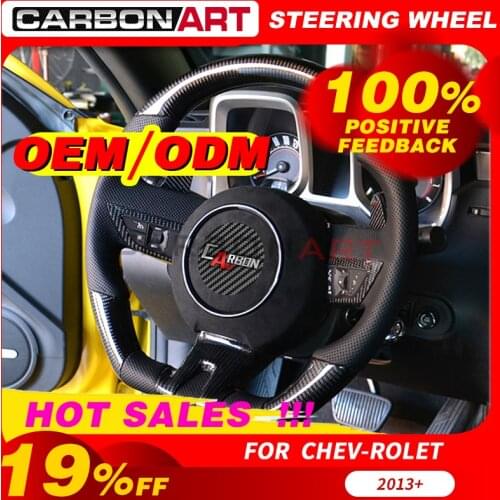 Customized car Steering Wheel for chevrolet cruze captiva real carbon fiber accessories for aveo